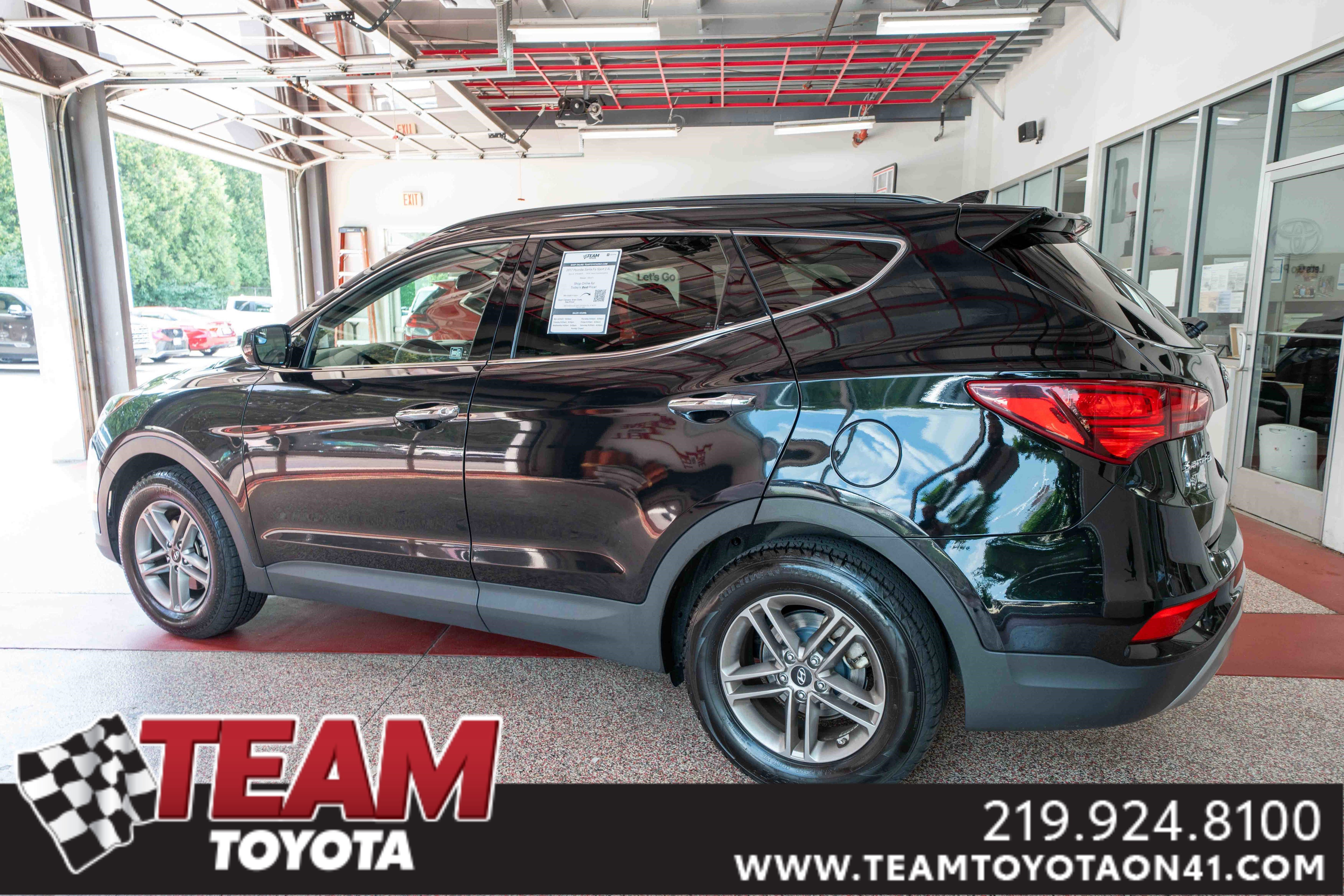 Used 2017 Hyundai Santa Fe Sport with VIN 5NMZU3LB0HH036678 for sale in Schererville, IN