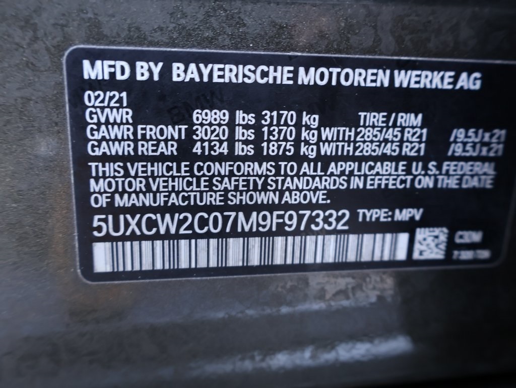 2021 Bmw X7 xDrive40i photo 40