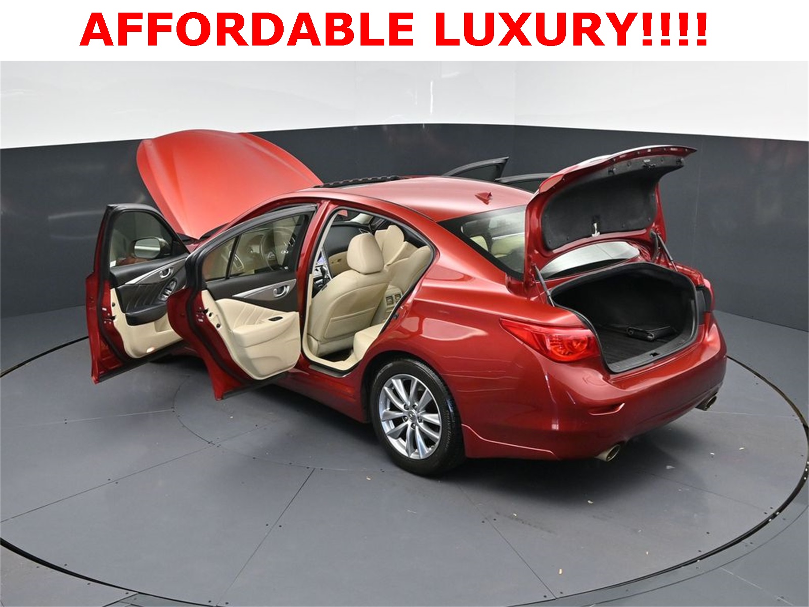 Used 2014 INFINITI Q50 Premium with VIN JN1BV7AP9EM674407 for sale in Jackson, MS