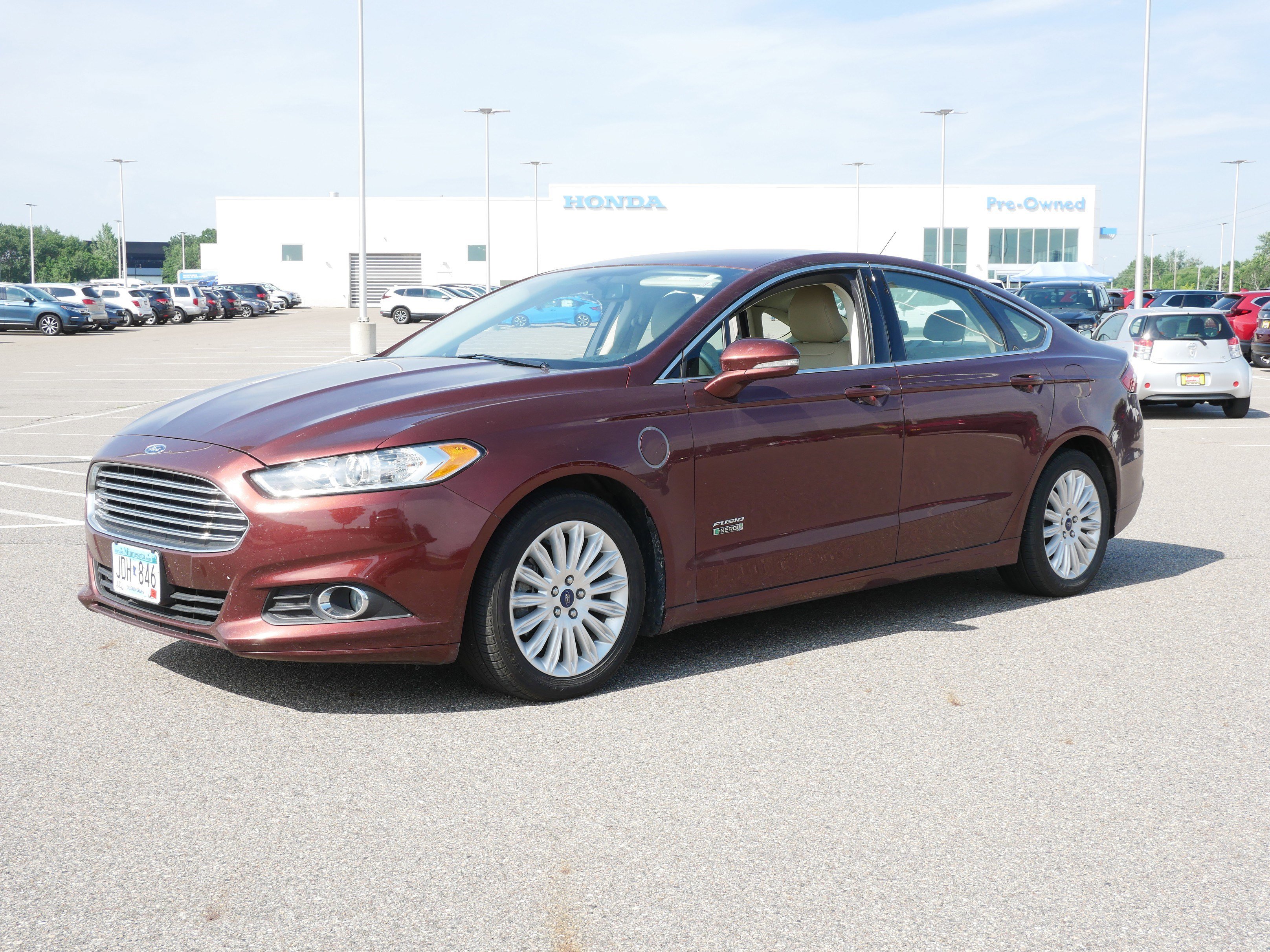 Used 2016 Ford Fusion Energi SE Luxury with VIN 3FA6P0PU8GR210330 for sale in Waite Park, Minnesota