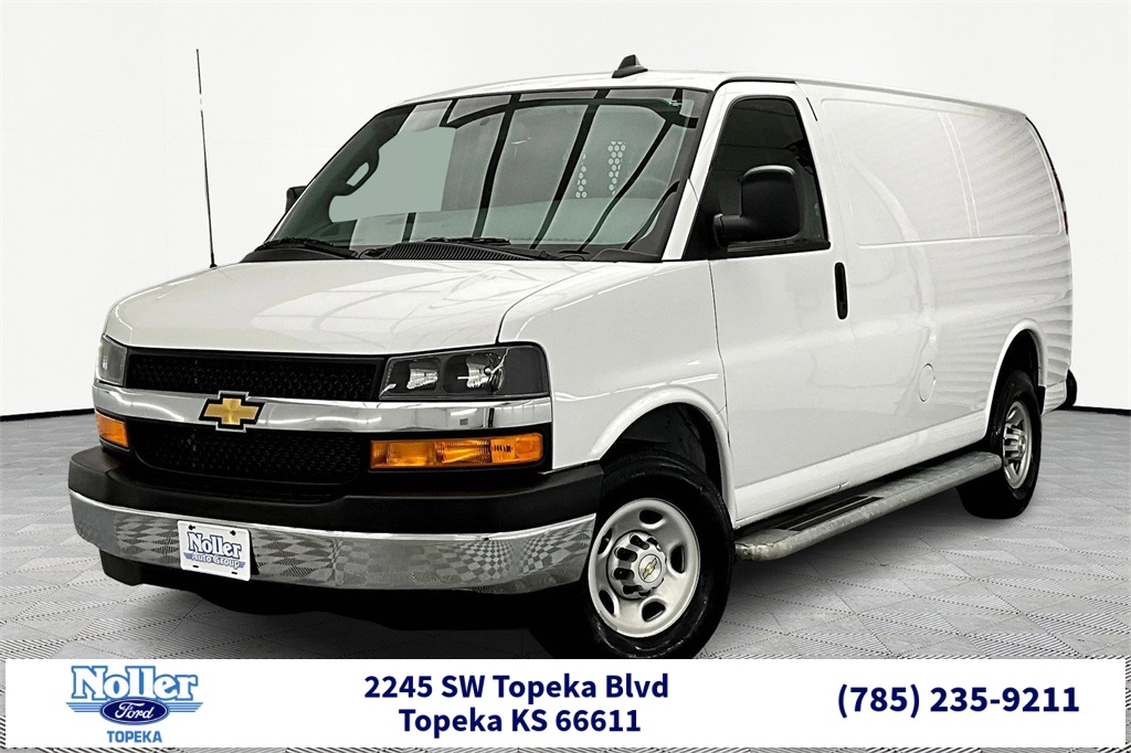 Used 2023 Chevrolet Express Cargo Work Van with VIN 1GCWGAFP5P1230377 for sale in Kansas City