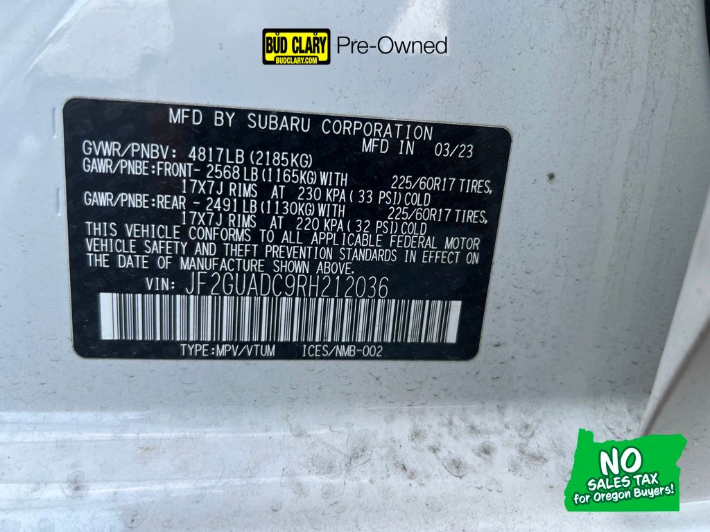 2024 Subaru Crosstrek