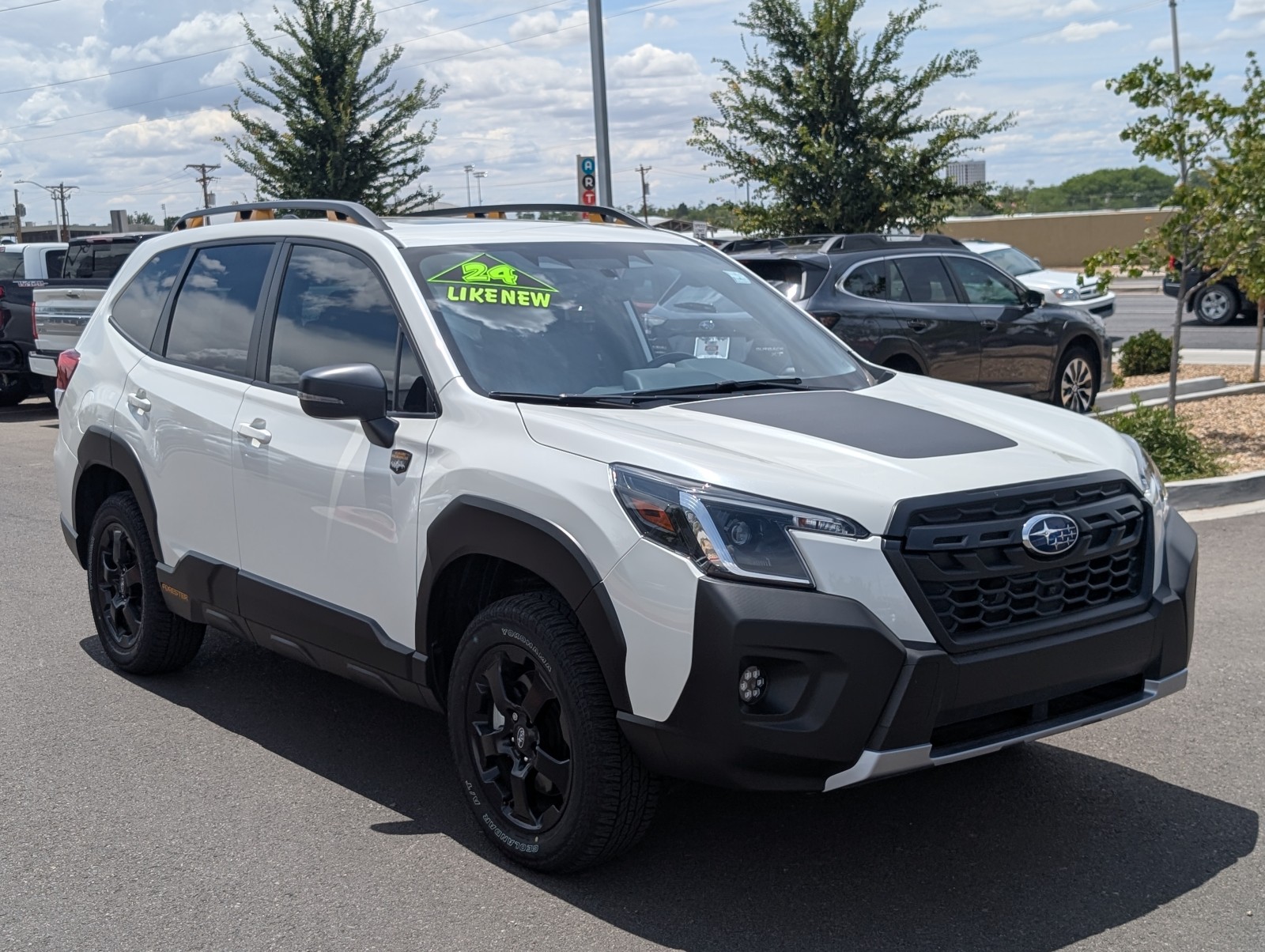 Used 2024 Crystal White Pearl Subaru Wilderness image 1