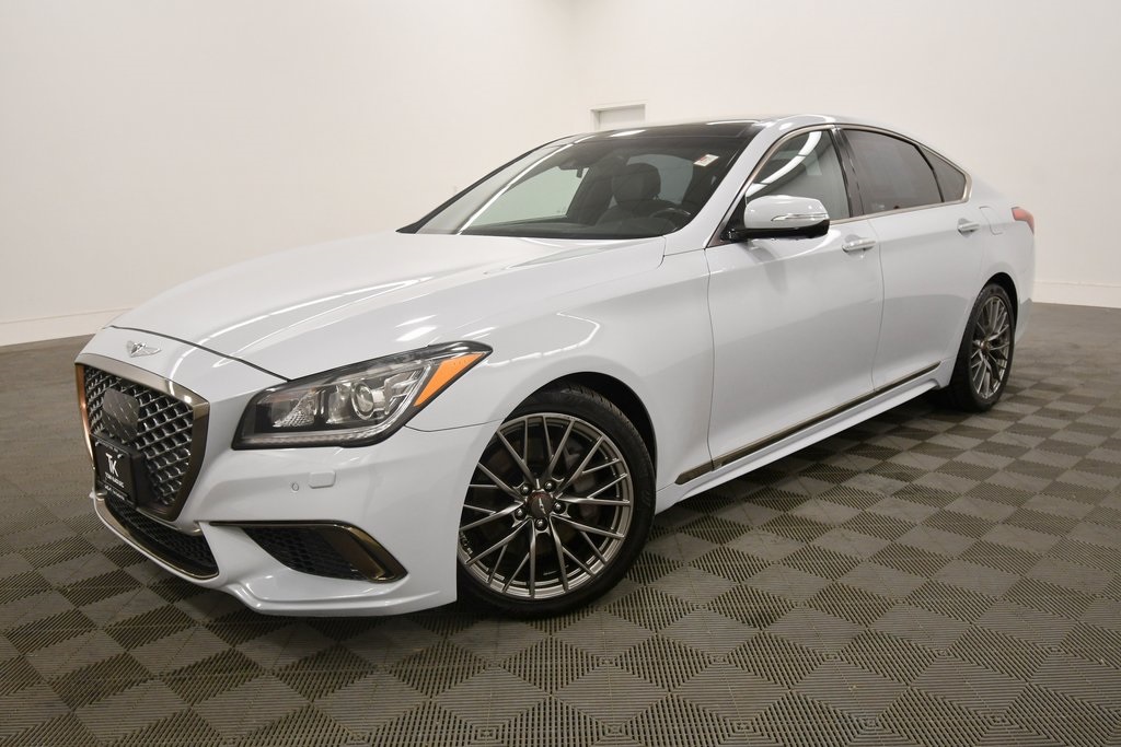 Used 2019 GENESIS G80 Base with VIN KMHGN4JE5KU288123 for sale in Rochester, Minnesota