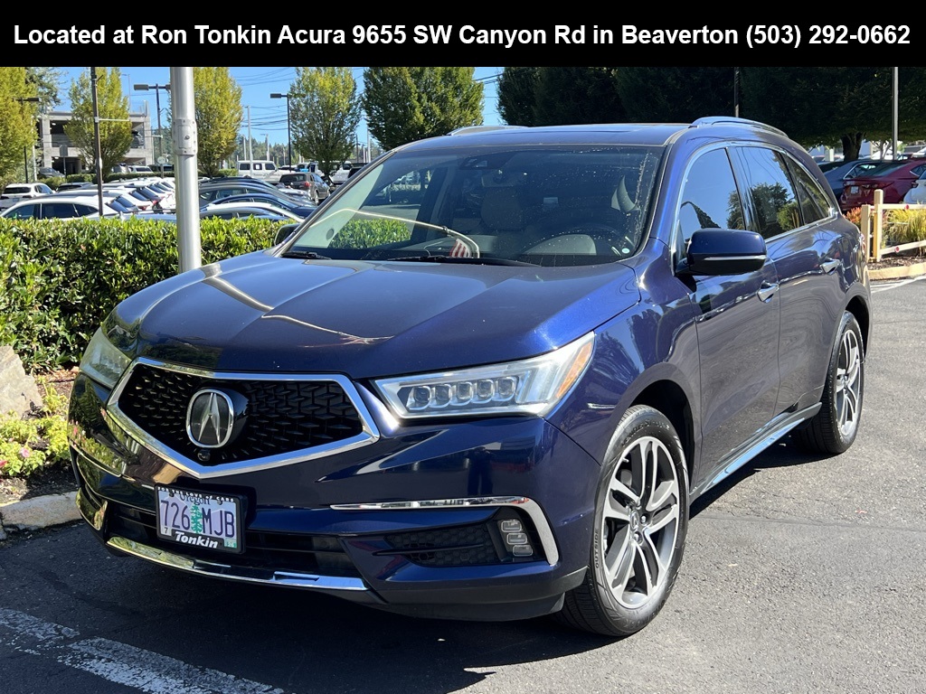 2017 Acura MDX SH-AWD Advance Entertainment photo 2