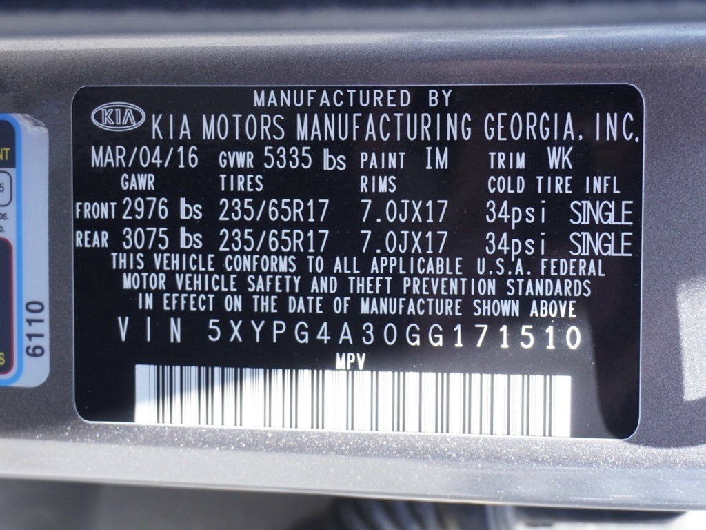 2016 Kia Sorento LX photo 32