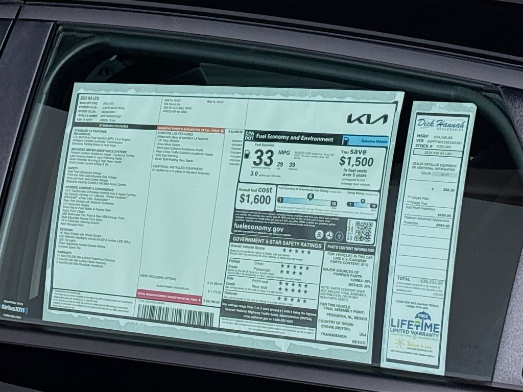 2025 Kia K4 LXS photo 21