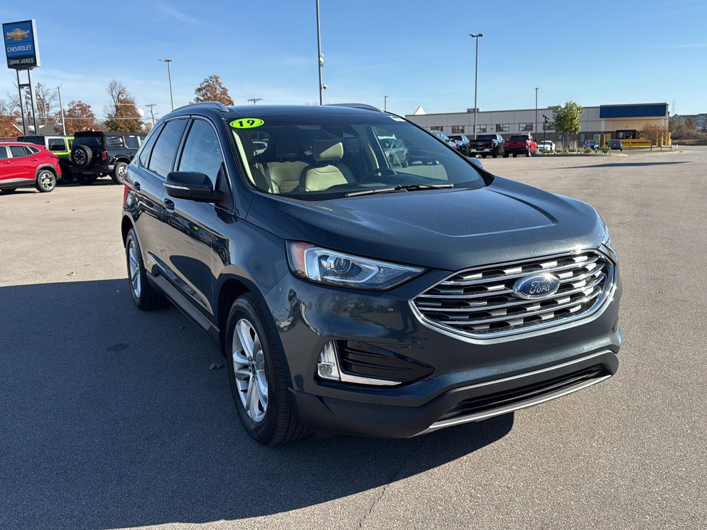 Used 2019 Ford Edge SEL with VIN 2FMPK4J9XKBB02397 for sale in Scottsburg, IN