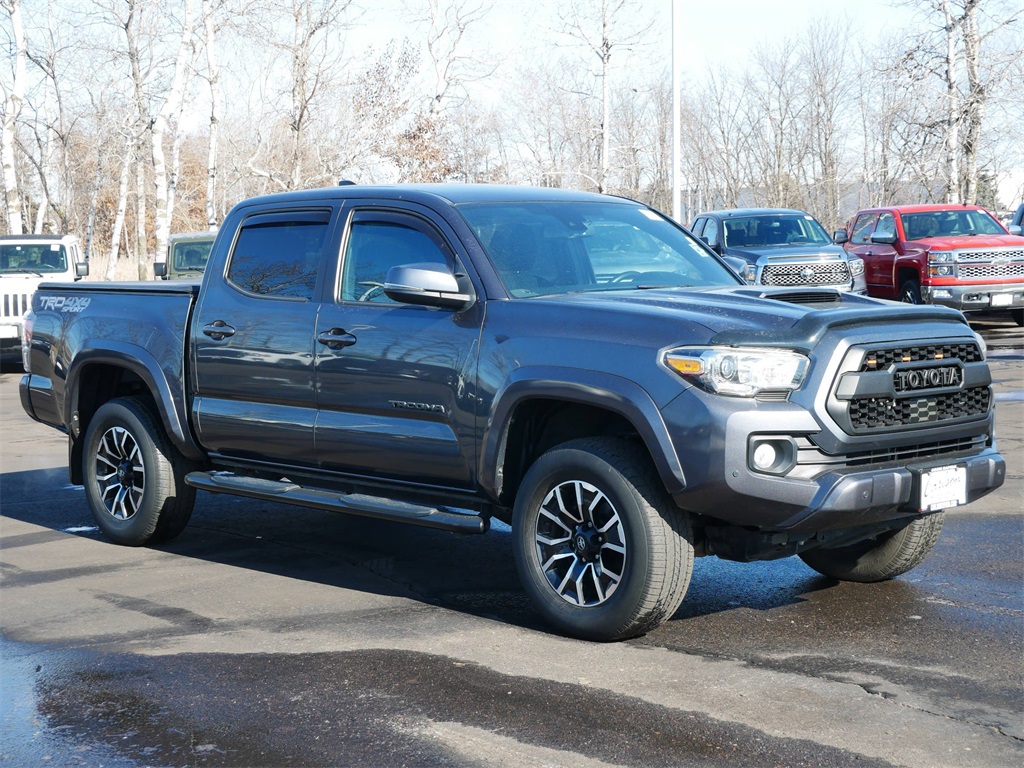Certified 2021 Toyota Tacoma TRD Sport with VIN 3TMCZ5AN9MM390352 for sale in Minneapolis, Minnesota