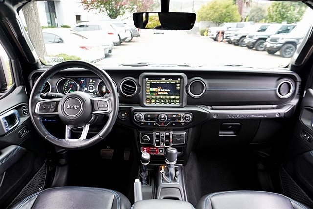 Used 2021 Black Jeep Unlimited Rubicon 4xe image 19