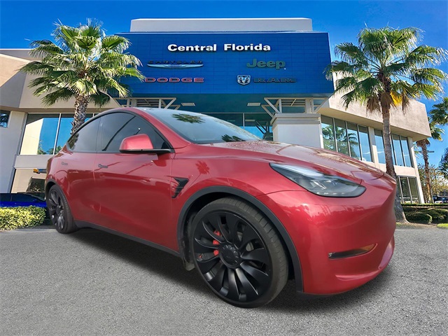 Used 2024 Tesla Model Y Performance with VIN 7SAYGDEF2RF028564 for sale in Orlando, FL