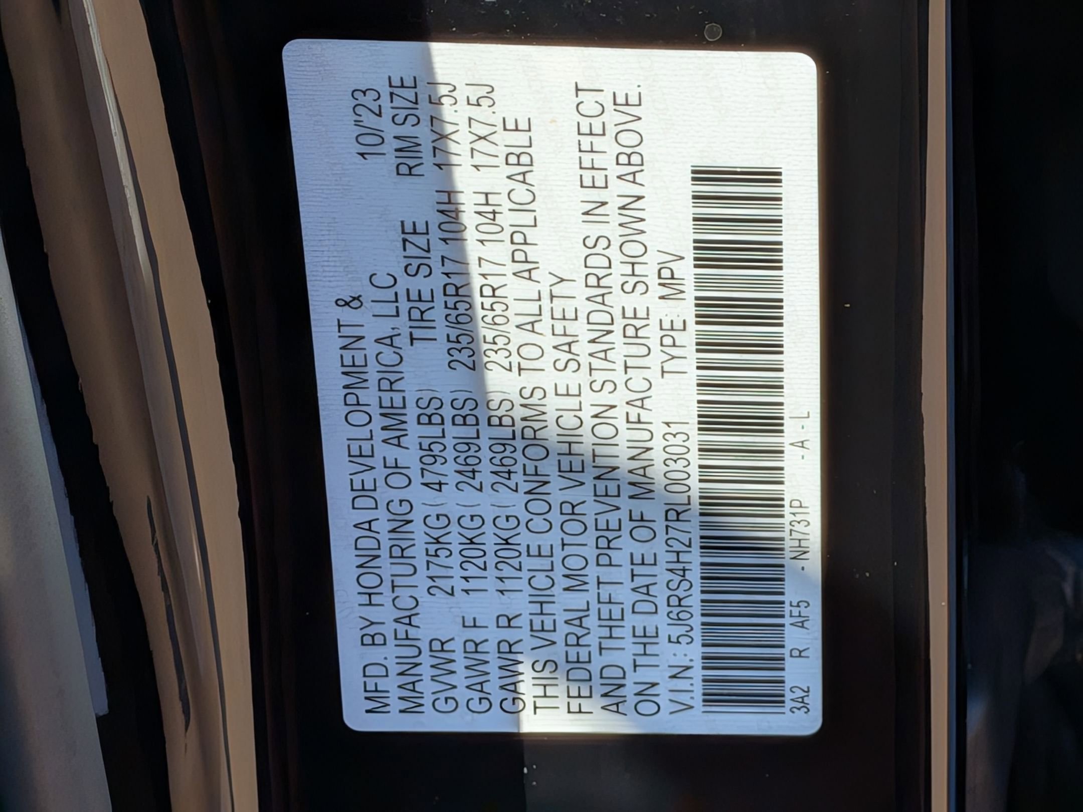 2024 Honda CR-V LX photo 29
