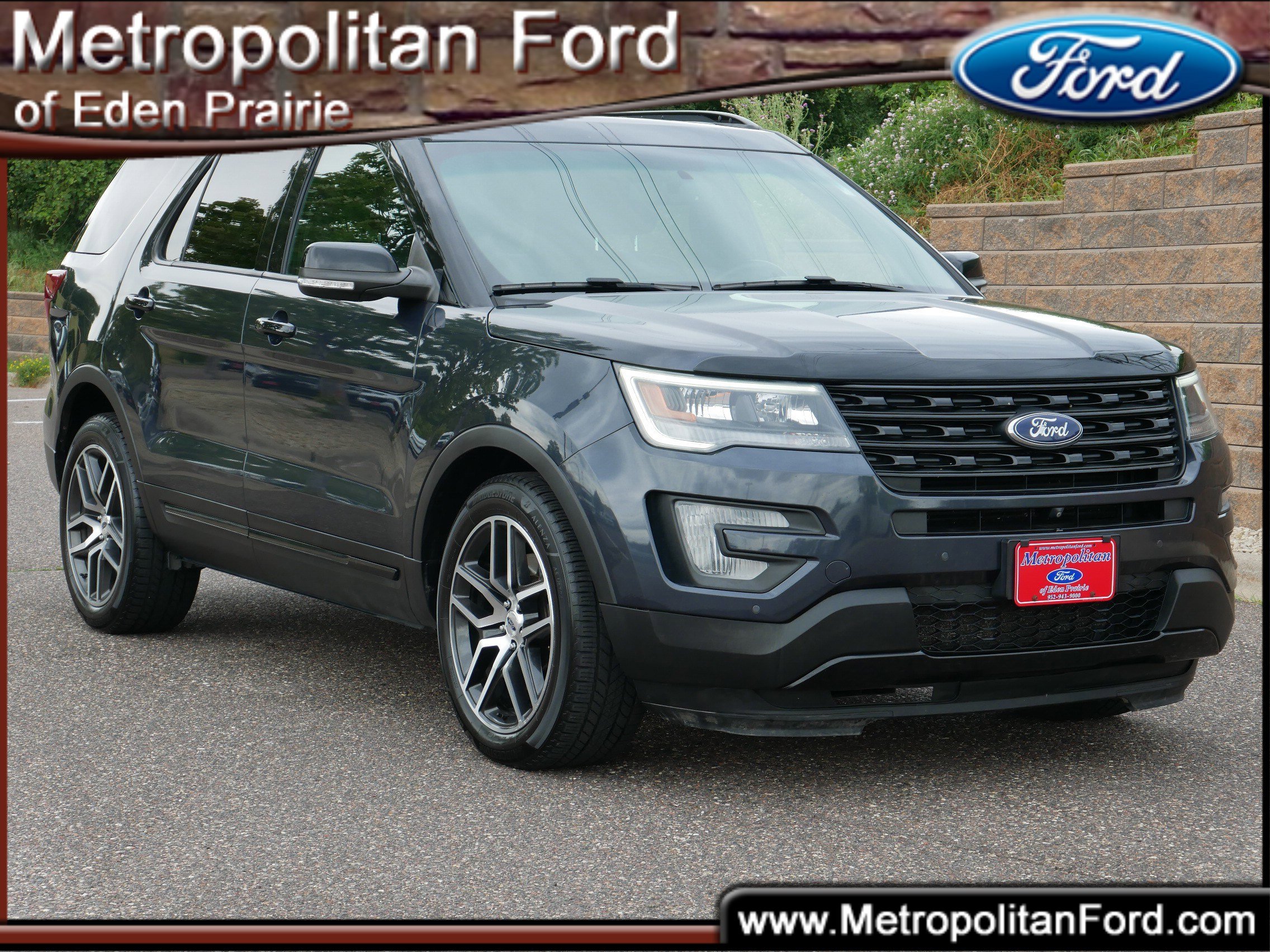 Used 2017 Ford Explorer Sport with VIN 1FM5K8GT9HGB21638 for sale in Eden Prairie, Minnesota