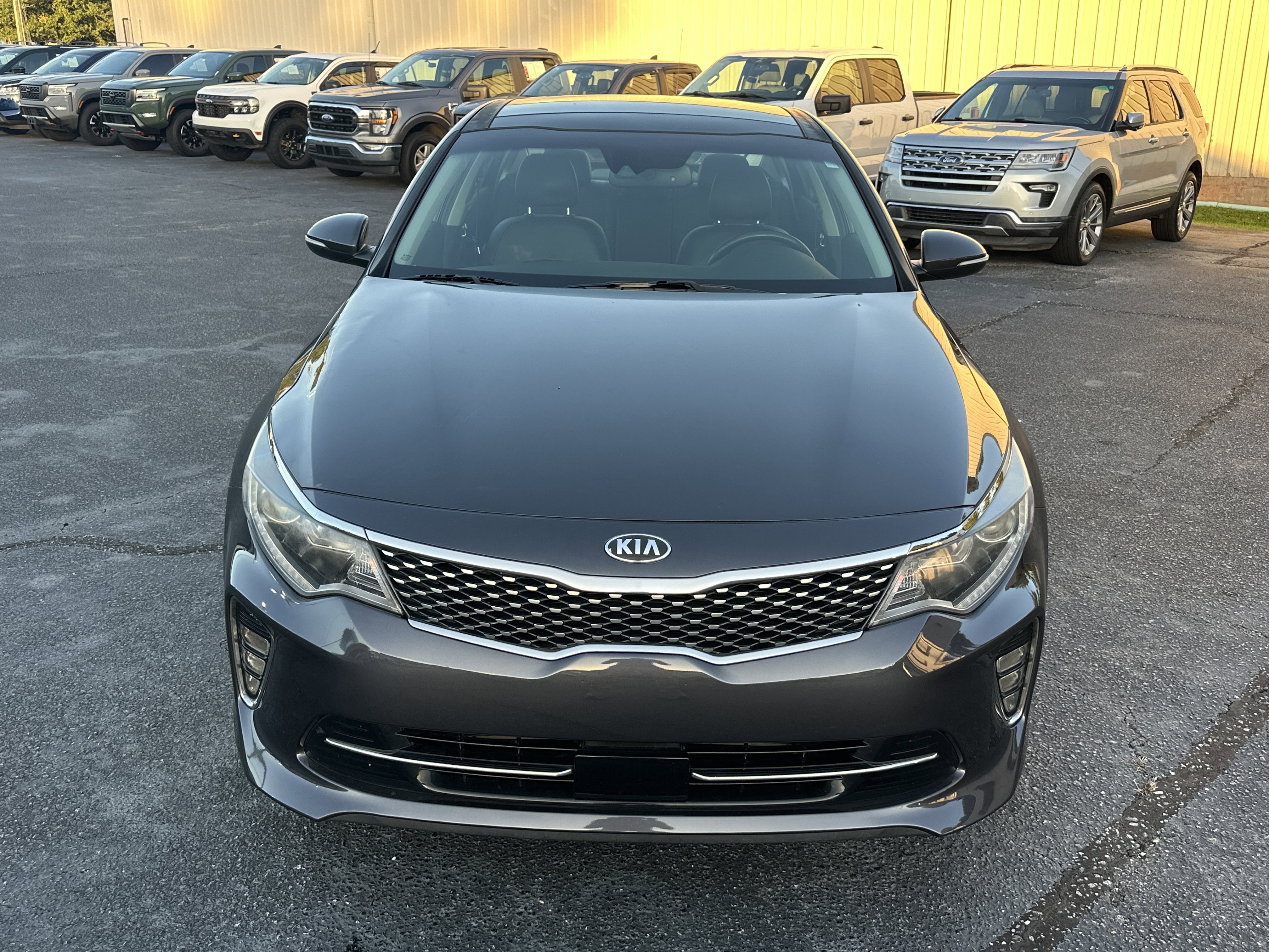 Used 2018 Kia Optima EX with VIN 5XXGU4L35JG210142 for sale in Greenwood, SC