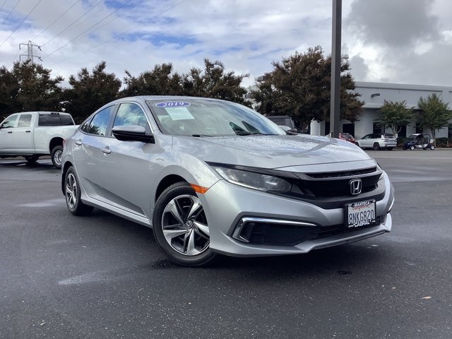 Used 2019 Honda Civic LX with VIN 2HGFC2F65KH592035 for sale in Manteca, CA