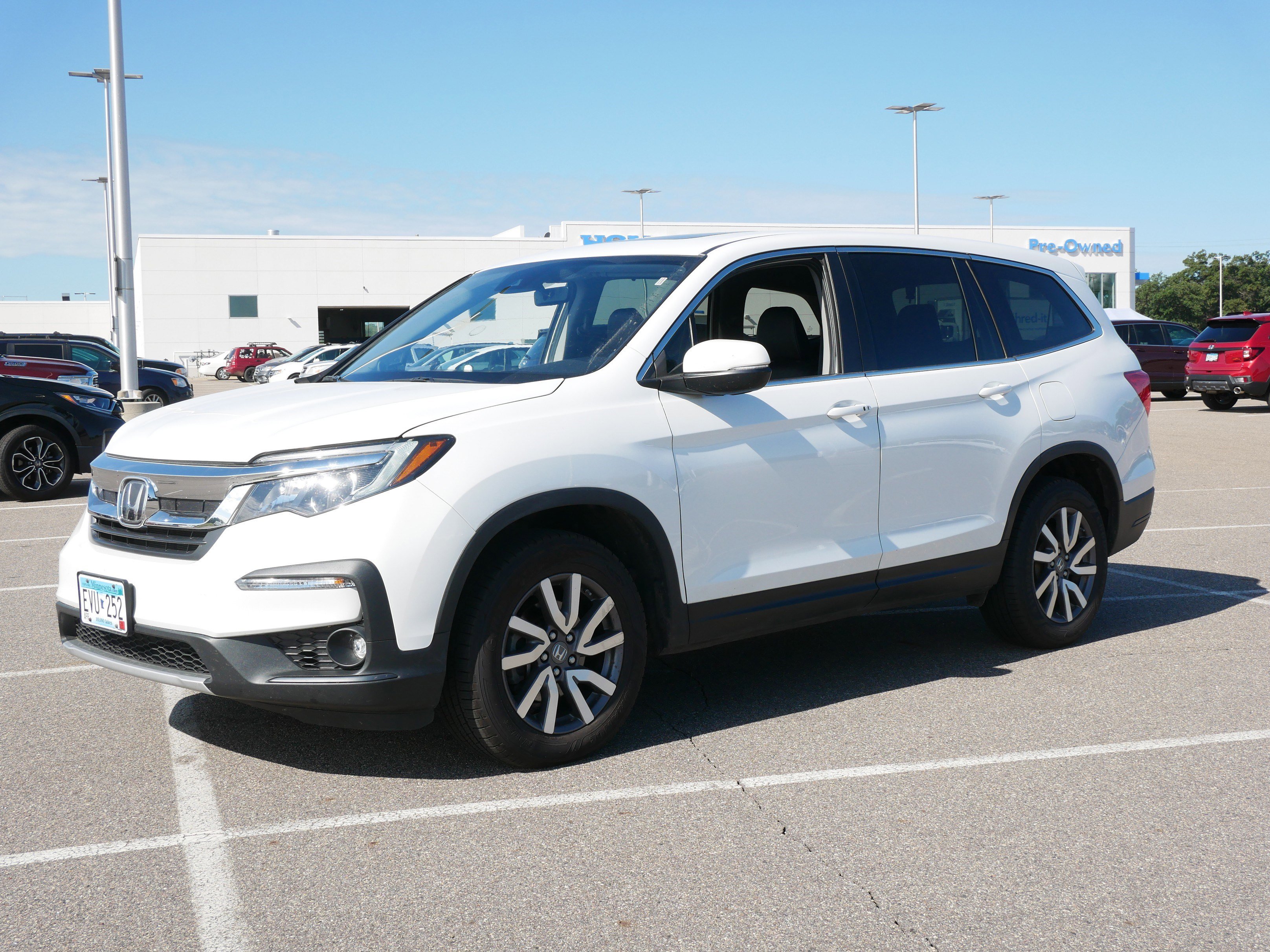 Used 2020 Honda Pilot EX-L with VIN 5FNYF6H54LB038180 for sale in Waite Park, Minnesota