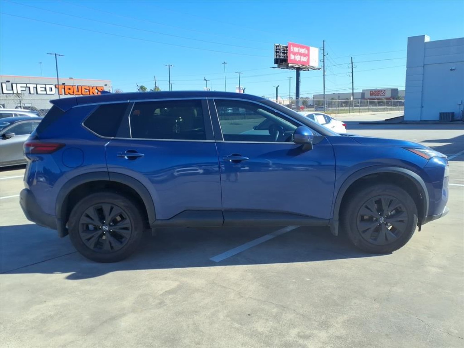 2023 Nissan Rogue SV Blue at Sterling McCall Nissan