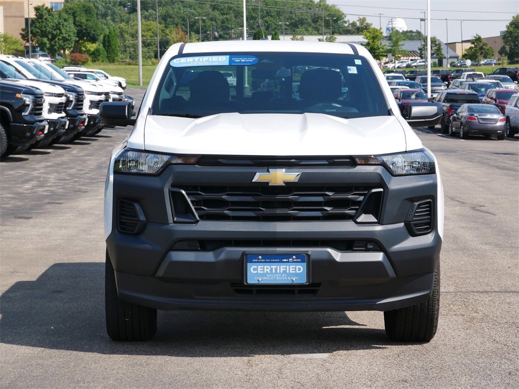 Certified 2023 Chevrolet Colorado Work Truck with VIN 1GCPSBEK4P1161762 for sale in Inver Grove Heights, Minnesota