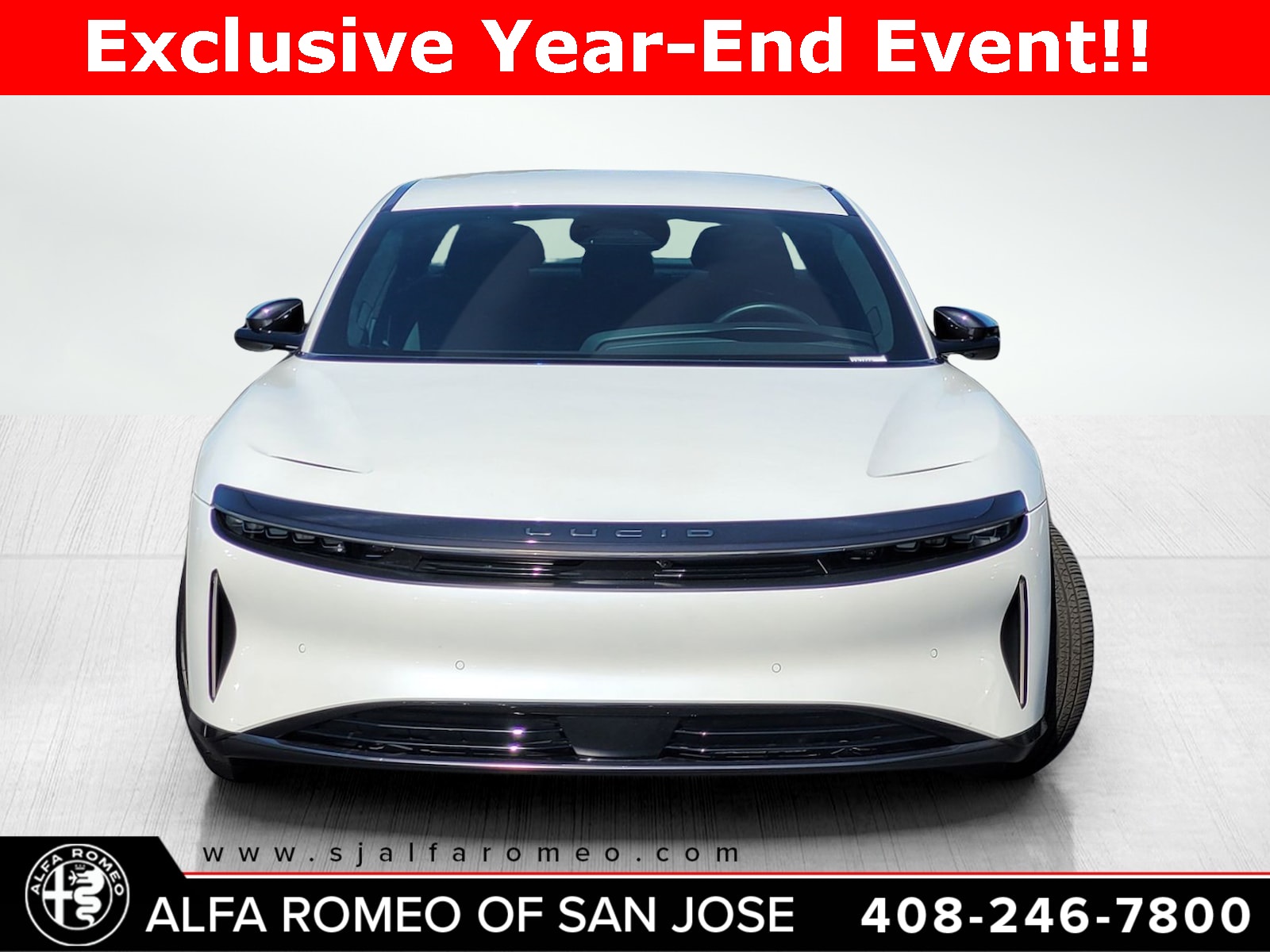 Used 2024 Lucid Air Pure with VIN 50EA1PGA1RA003856 for sale in San Jose, CA
