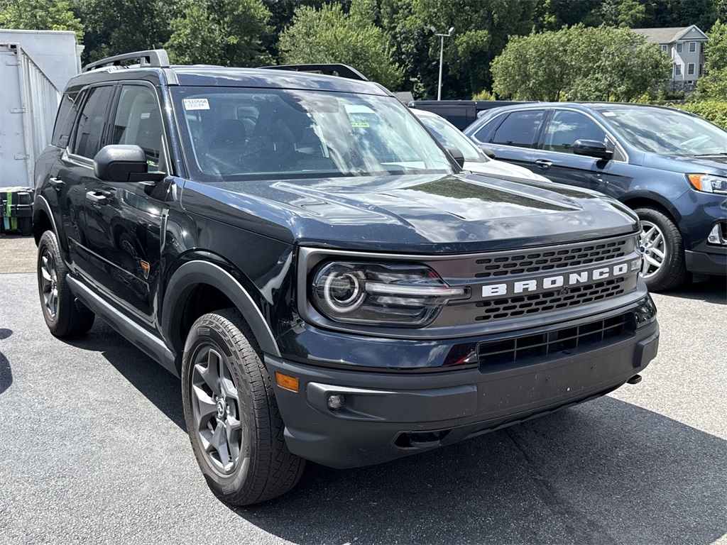 Used 2021 Shadow Black Ford Badlands image 1