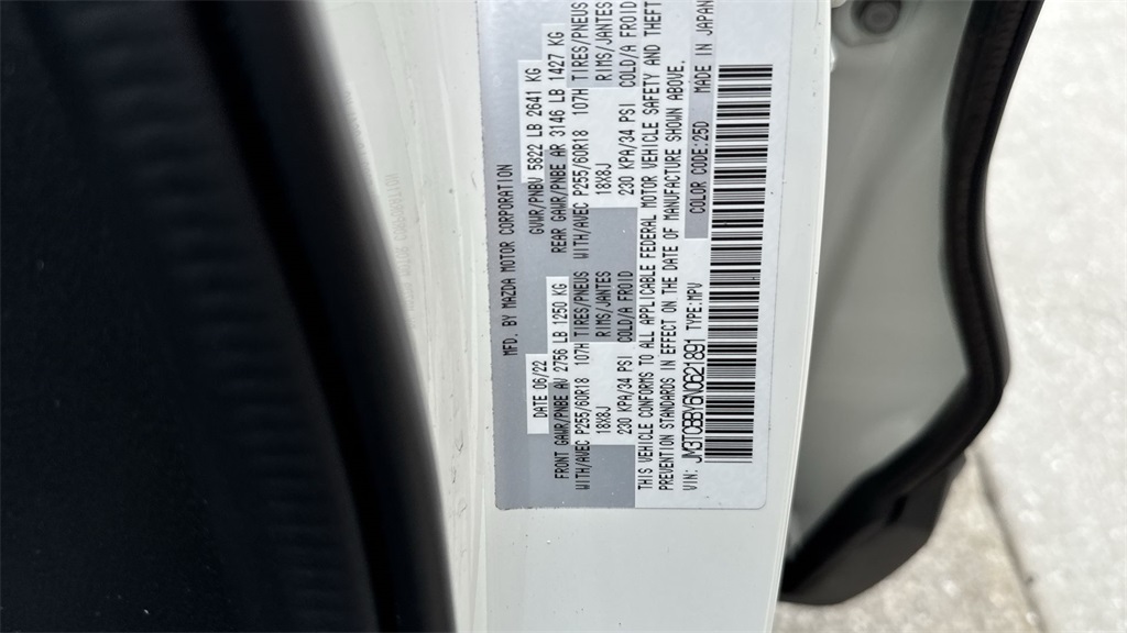 2022 Mazda CX-9 Sport photo 54