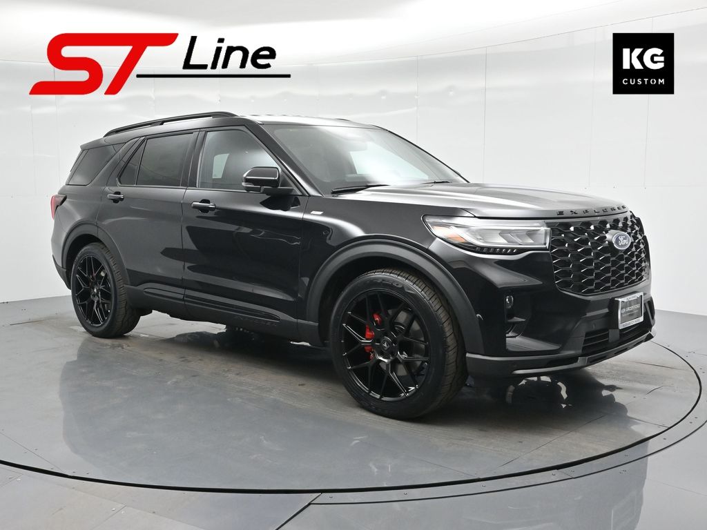 custom black ford explorer