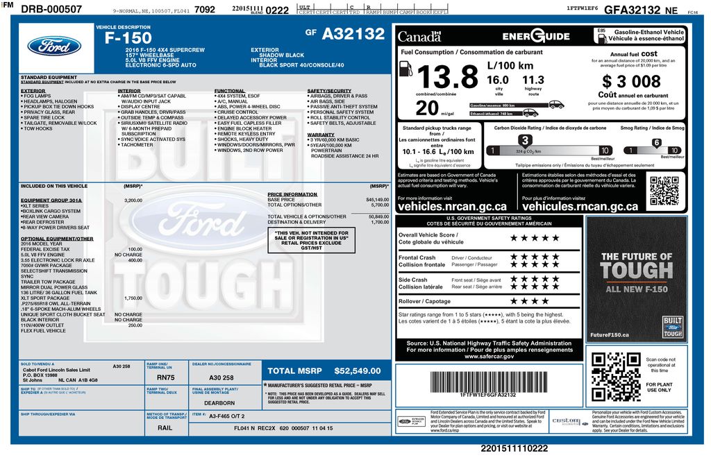 Used 2016 Ford F-150 XLT with VIN 1FTFW1EF6GFA32132 for sale in Elk River, Minnesota