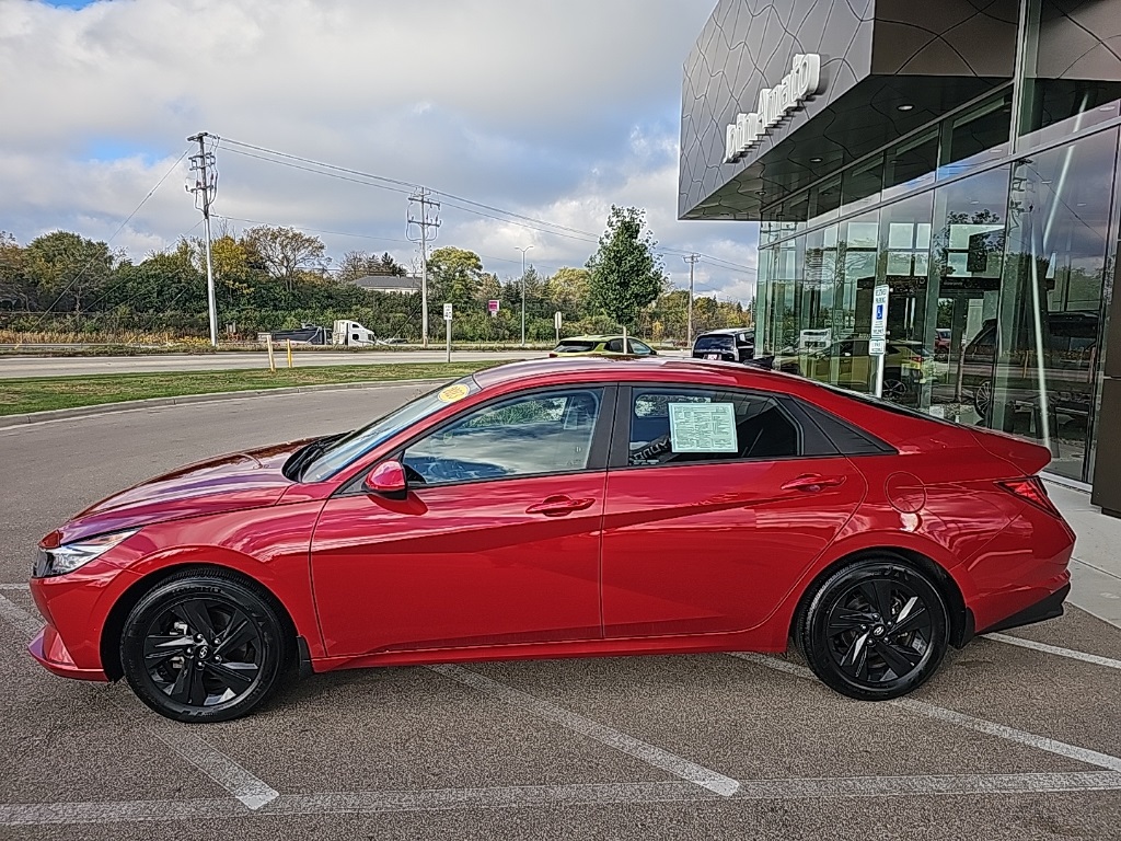 Certified 2023 Hyundai Elantra Blue with VIN KMHLM4AJ0PU047480 for sale in Menomonee Falls, WI