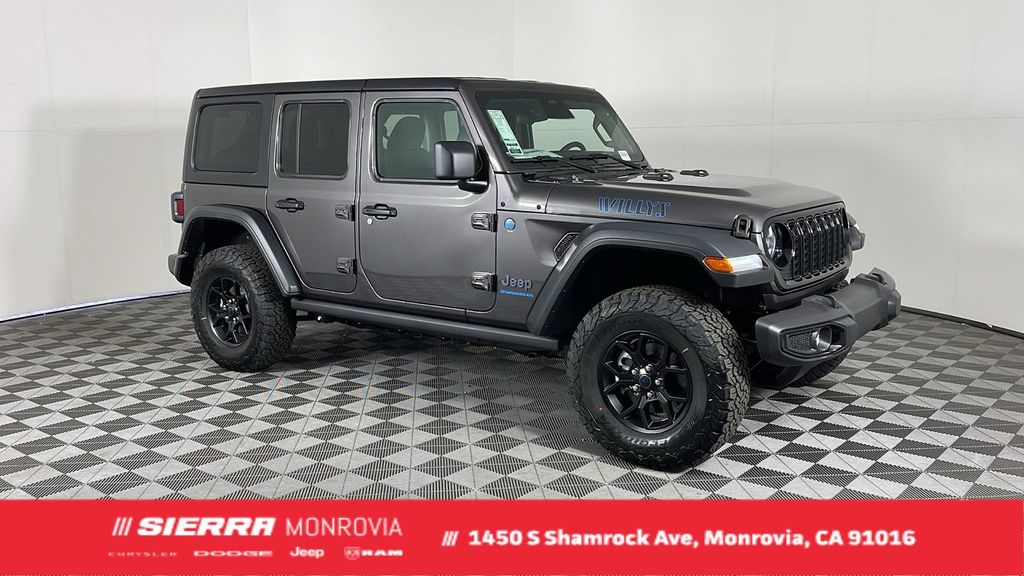 New 2025 Granite Crystal Metallic Clear-Coat Exterior Paint Jeep Willys 4xe image 1