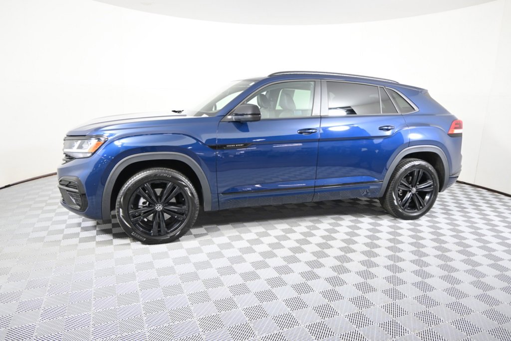 Used 2023 Volkswagen Atlas Cross Sport SEL R-Line Black with VIN 1V2SE2CA5PC215858 for sale in Forest Lake, Minnesota