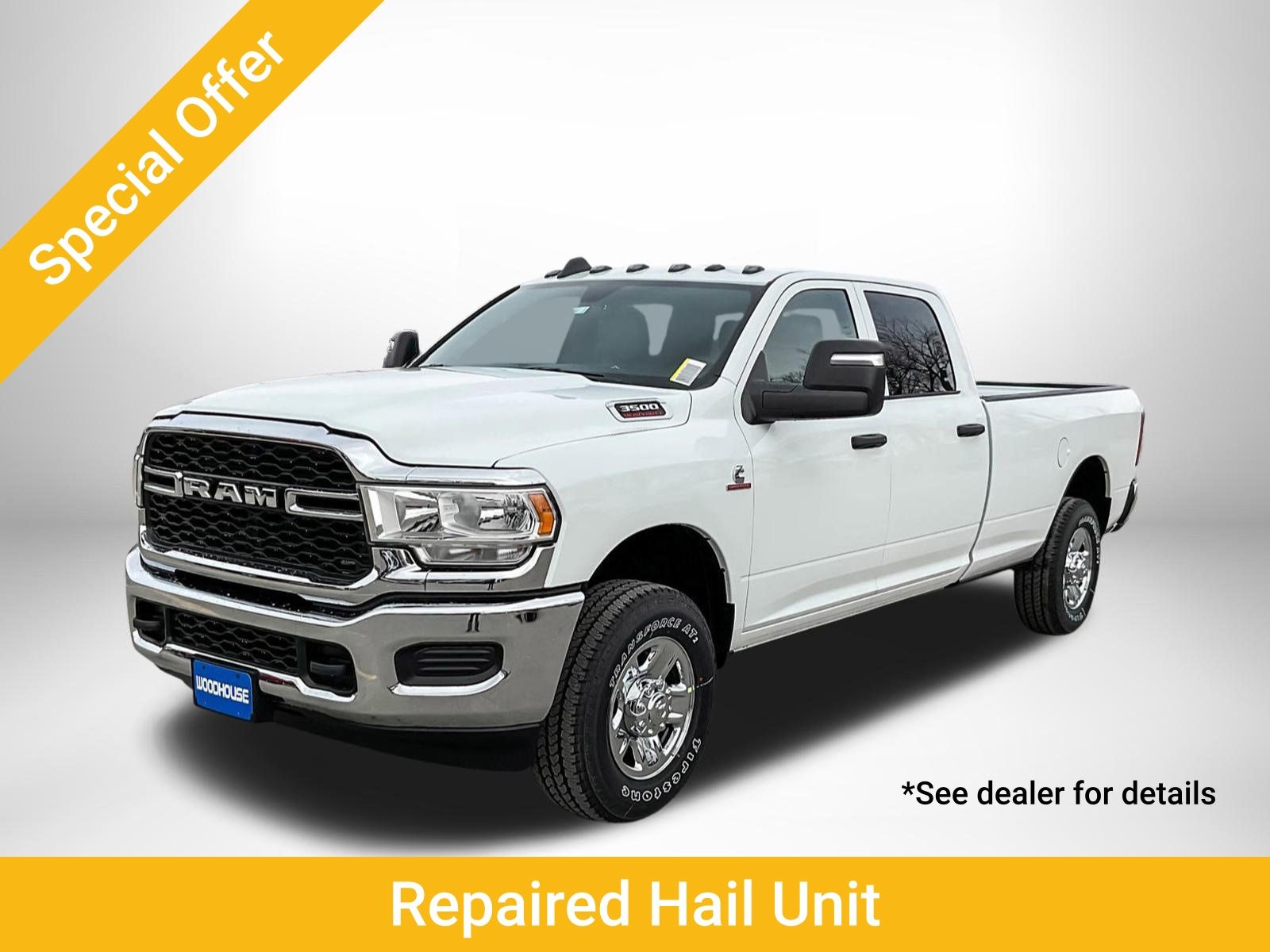 NEW 2024 RAM 3500 TRADESMAN CREW CAB 4X4 8' BOX Woodhouse CDJR of