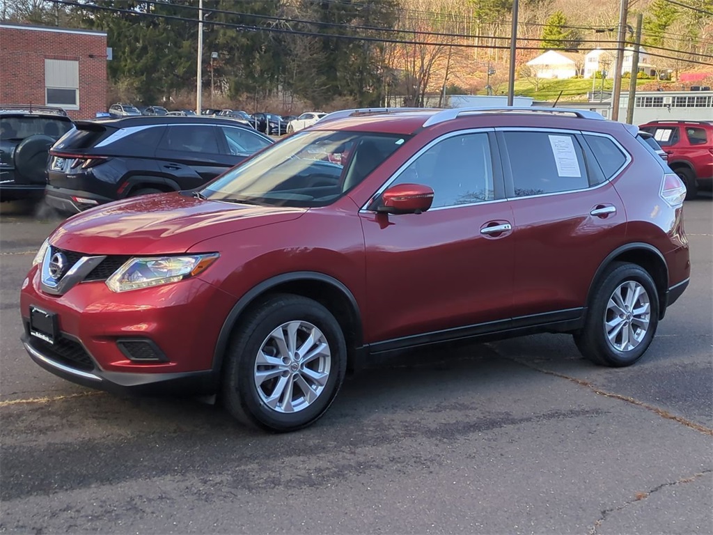 Used 2016 Nissan Rogue SV with VIN KNMAT2MV3GP600204 for sale in Thomaston, CT