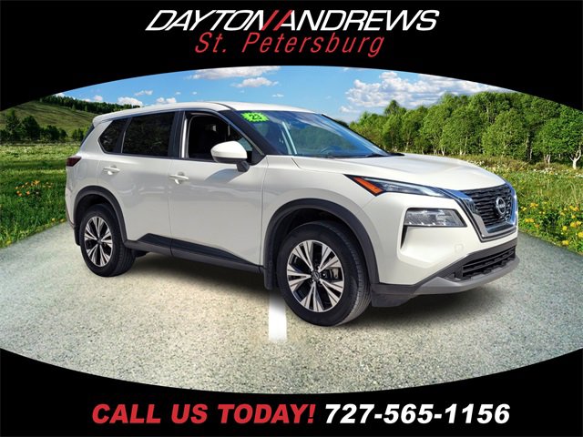 Certified Used 2023 Pearl White Tricoat Nissan SV image 1