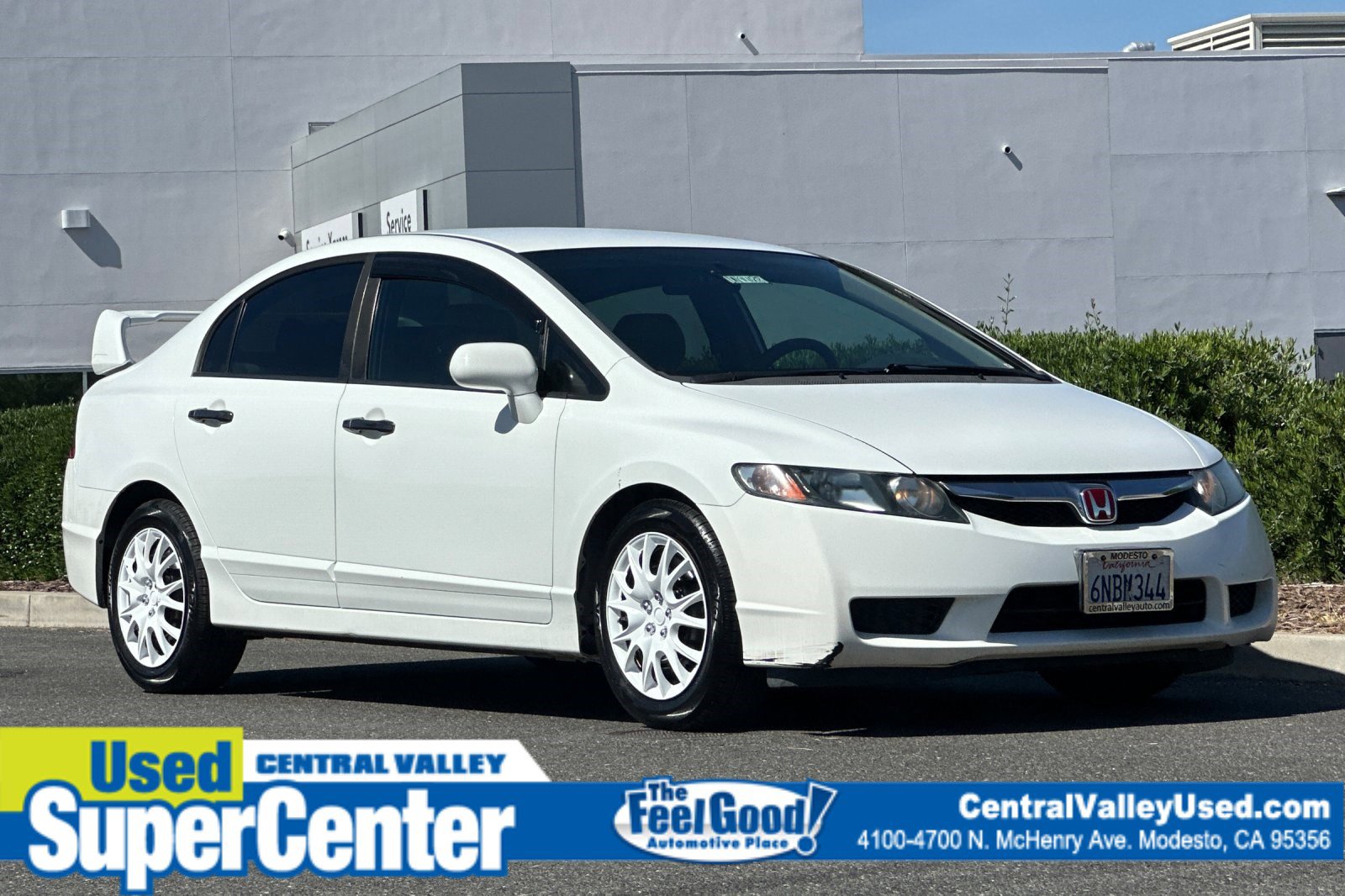 Used 2010 Honda Civic LX with VIN 19XFA1F59AE077443 for sale in Modesto, CA