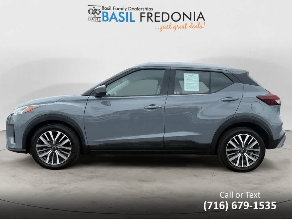 Used 2022 Nissan Kicks SV with VIN 3N1CP5CV2NL501210 for sale in Fredonia, NY
