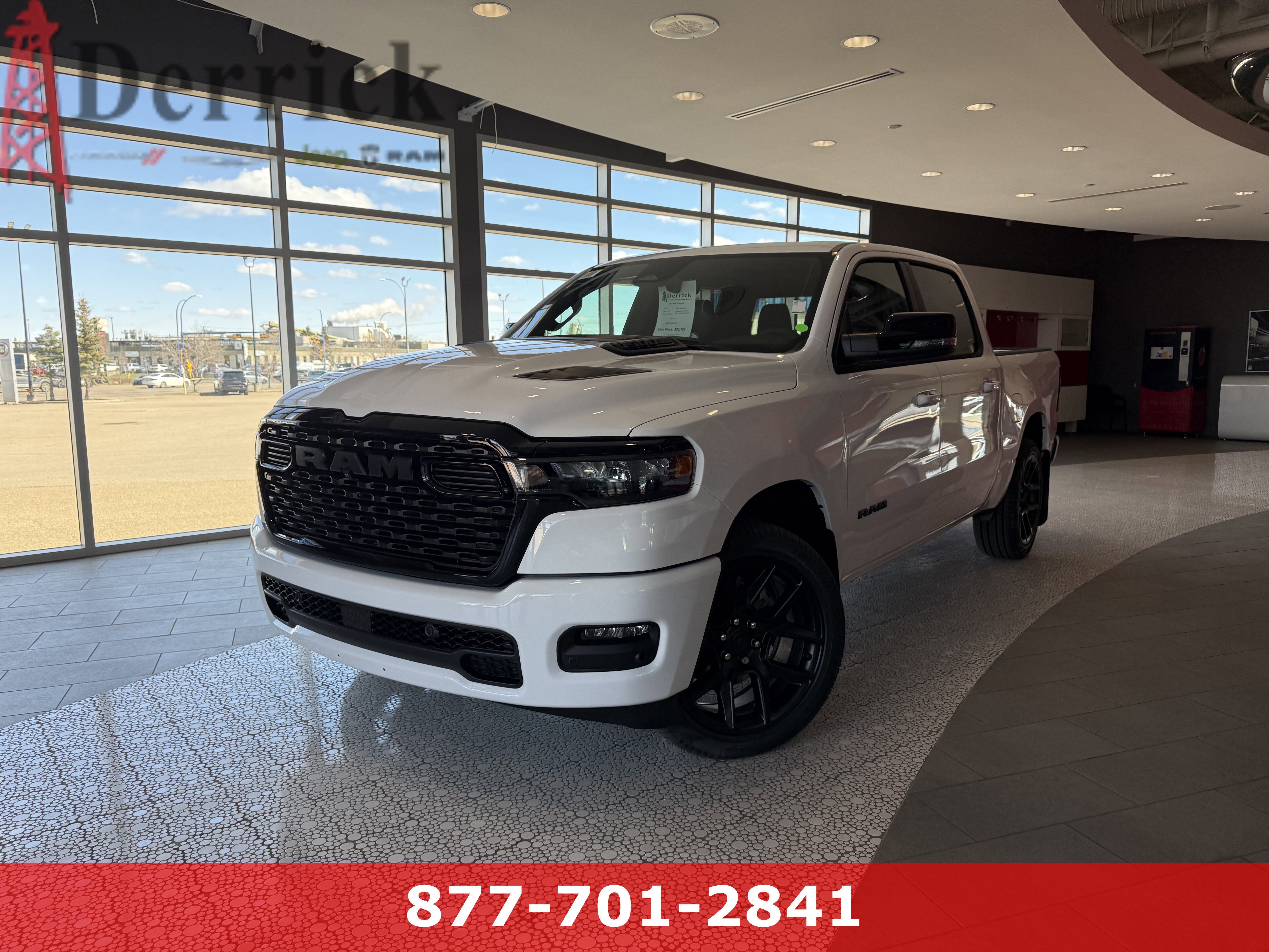 New 2025 Bright White Ram Sport image 1