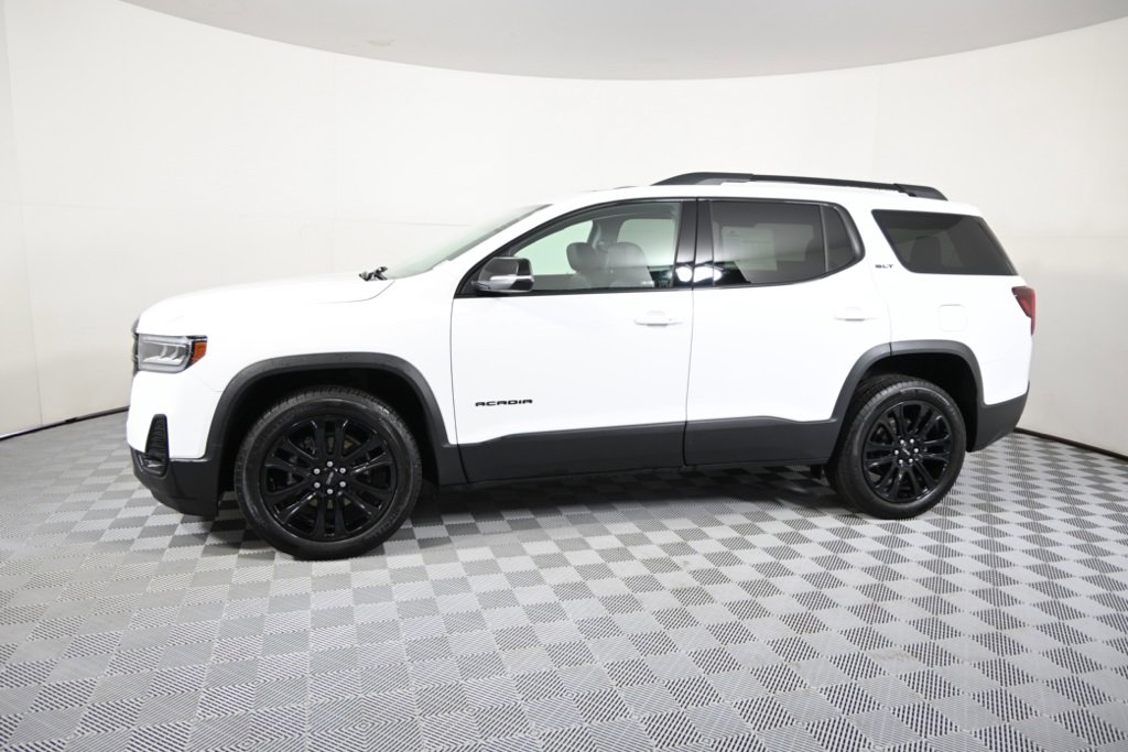 Used 2023 GMC Acadia SLT with VIN 1GKKNULSXPZ242707 for sale in Forest Lake, Minnesota