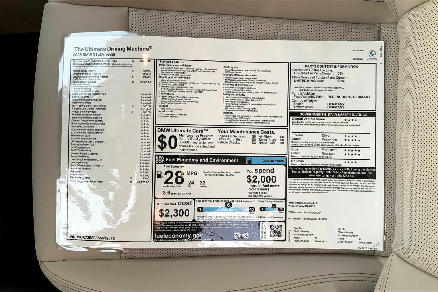 2025 Bmw X1 XDrive28i photo 16
