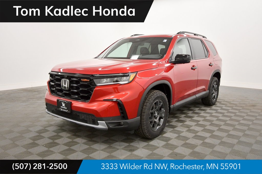 New 2025 Radiant Red Metallic II Honda TrailSport image 1