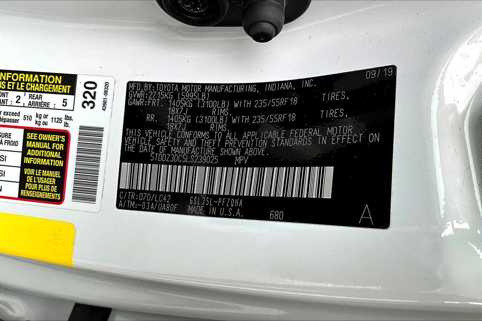 2020 Toyota Sienna XLE Premium photo 33