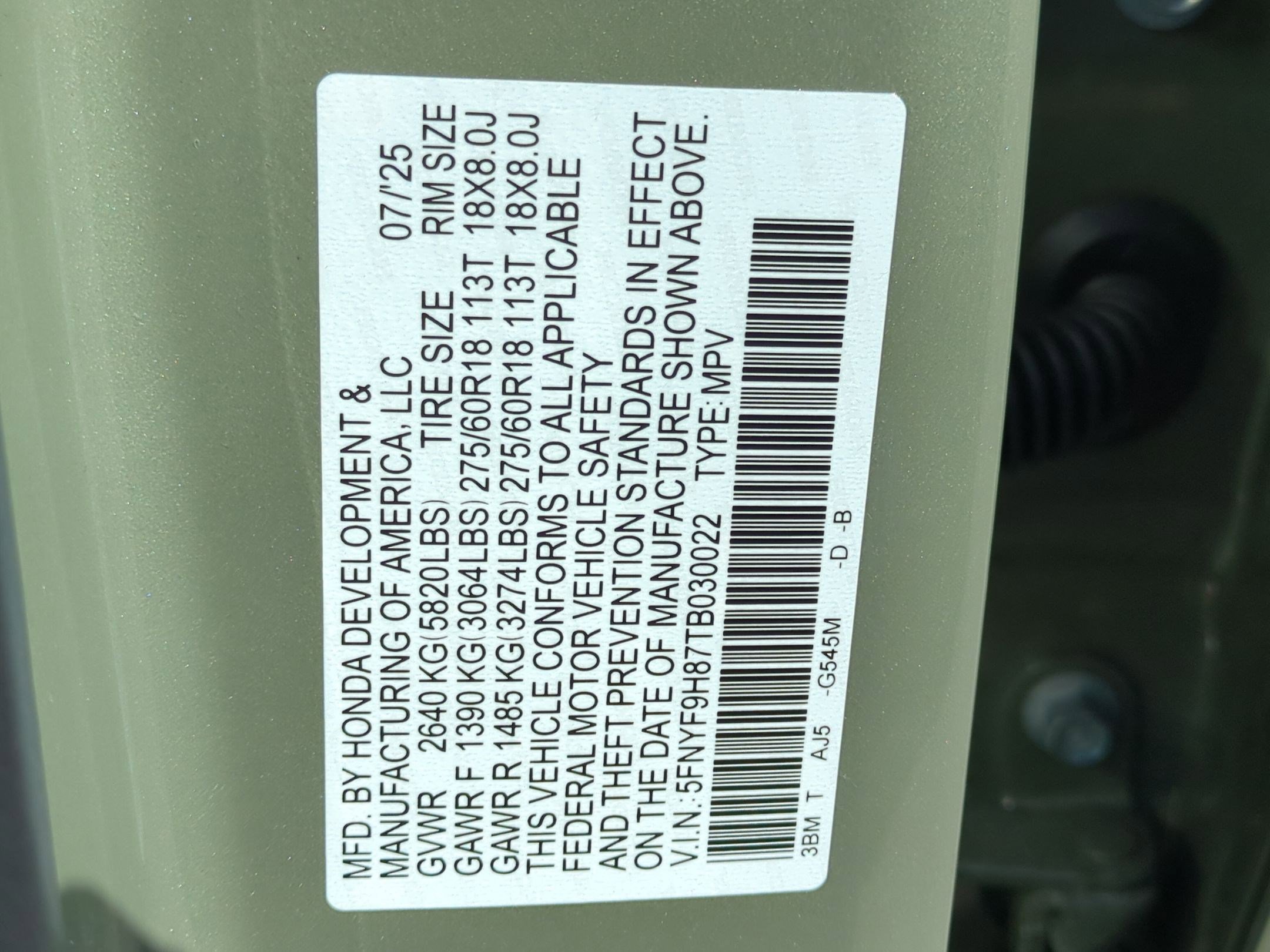 2026 Honda Passport TrailSport Elite photo 16
