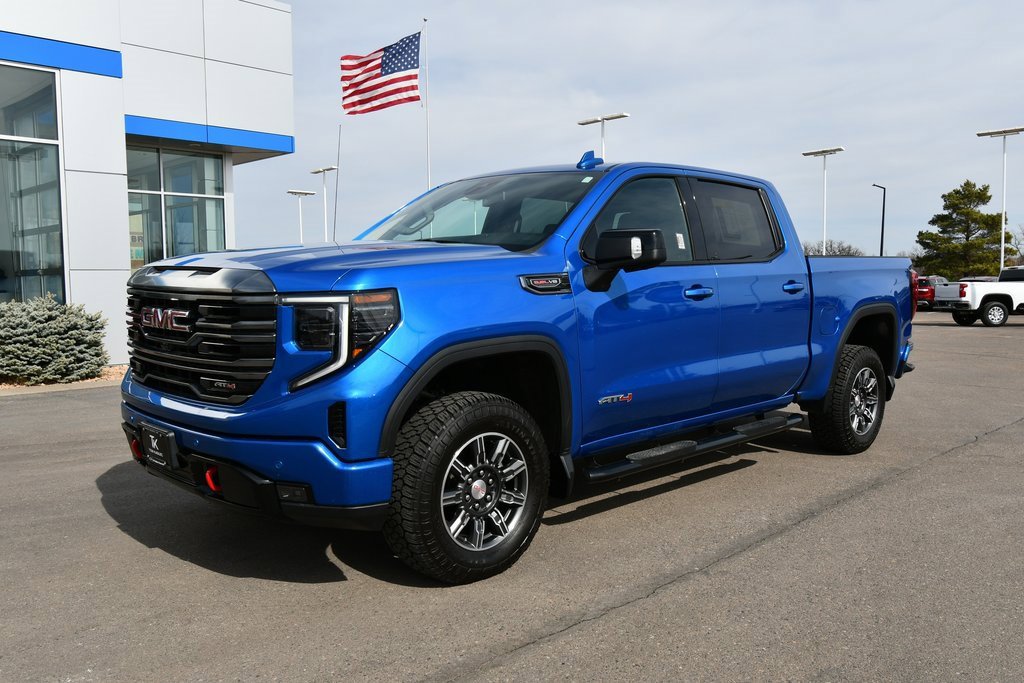 Used 2024 GMC Sierra 1500 AT4 with VIN 1GTUUEEL7RZ108694 for sale in North Branch, Minnesota