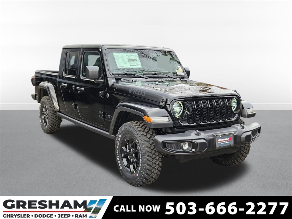 New 2025 Black Clear-Coat Exterior Paint Jeep Willys image 1