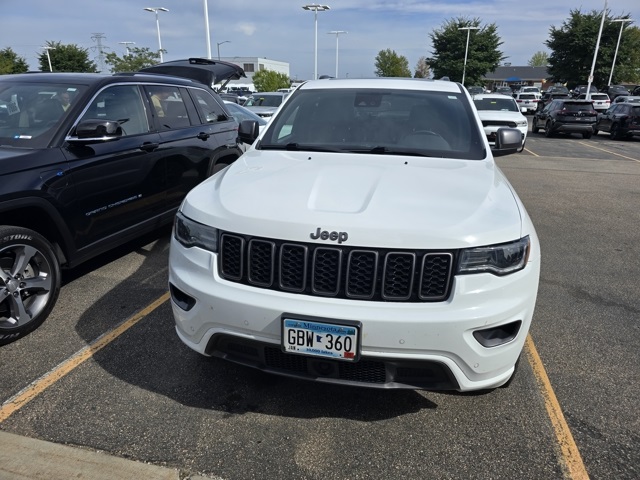 Certified 2021 Jeep Grand Cherokee 80th Edition with VIN 1C4RJFBG2MC685804 for sale in Shakopee, Minnesota