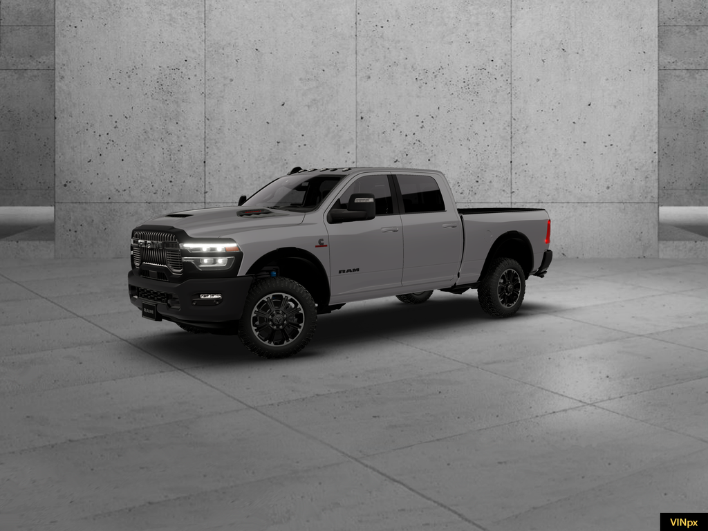 New 2026 Ceramic Gray Clear-Coat Exterior Paint RAM Rebel image 1