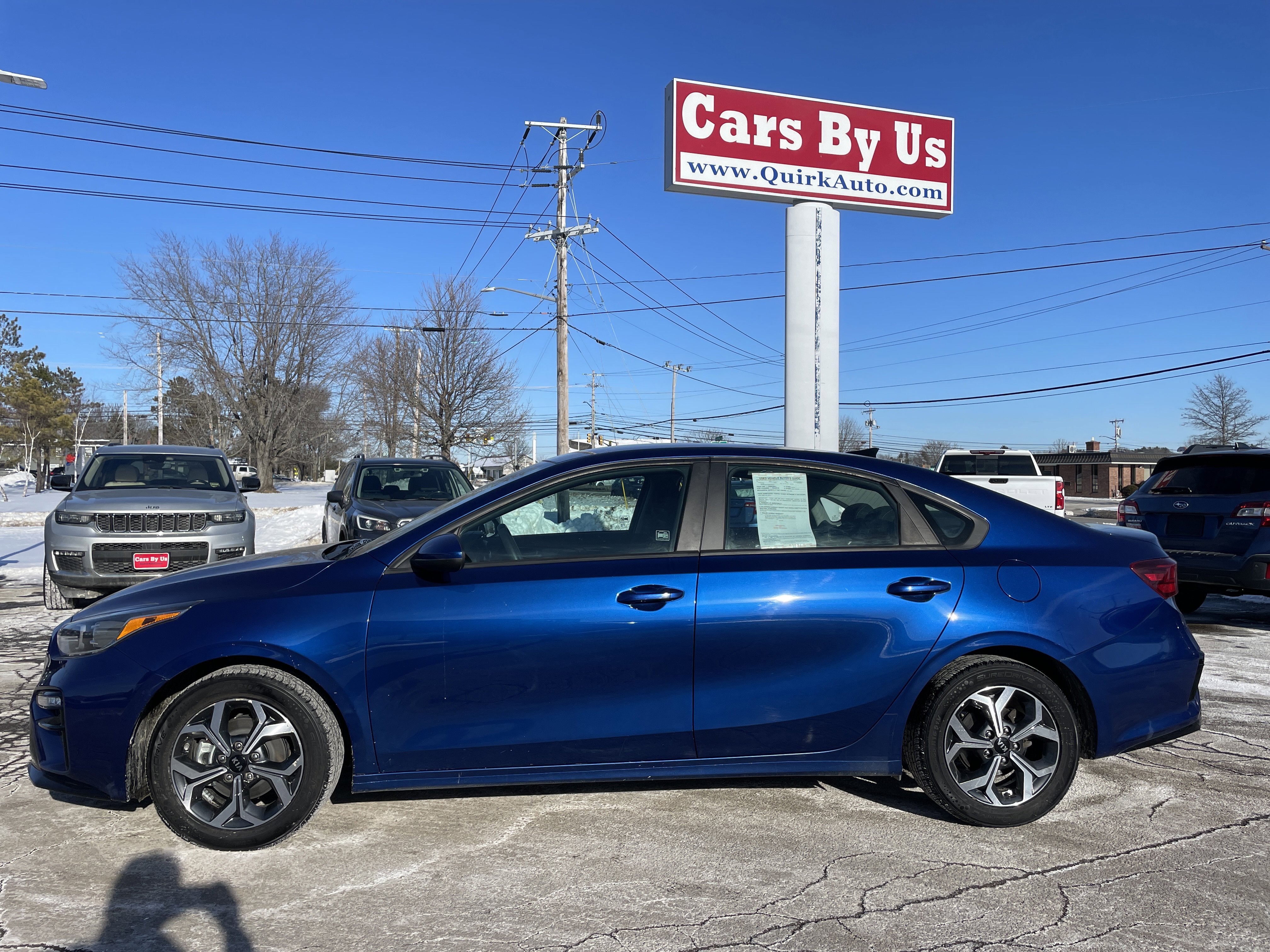 Used 2021 Kia Forte LXS with VIN 3KPF24ADXME280133 for sale in Hallowell, ME