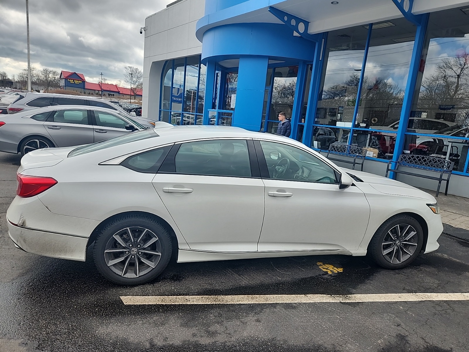 Used 2021 Honda Accord EX-L with VIN 1HGCV1F54MA079522 for sale in Groton, CT