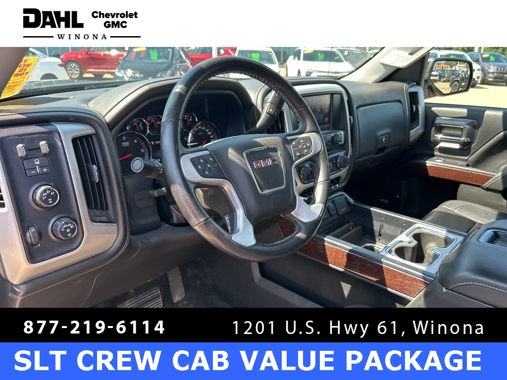 Used 2015 GMC Sierra 1500 SLT with VIN 3GTU2VEC8FG221247 for sale in Winona, Minnesota