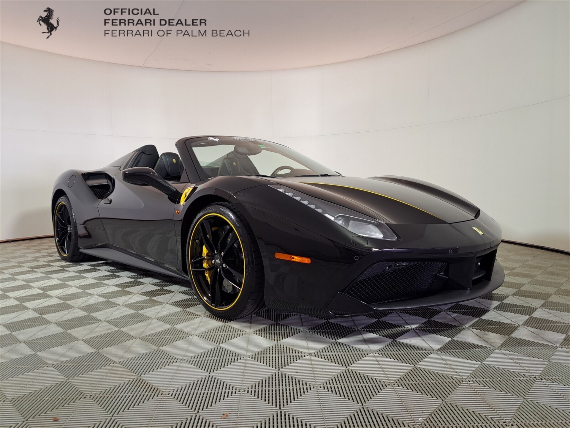 Certified Used 2017 Black Ferrari Base image 1