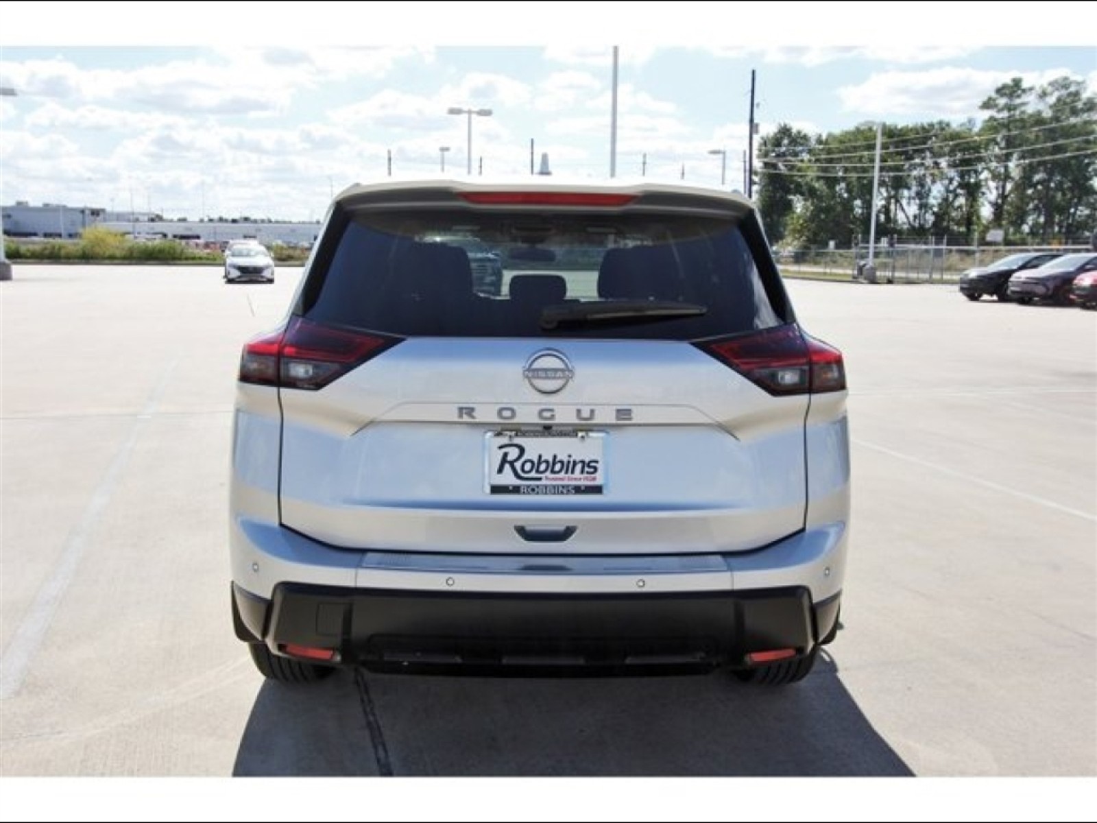 2025 Nissan Rogue SV Silver at Robbins Nissan